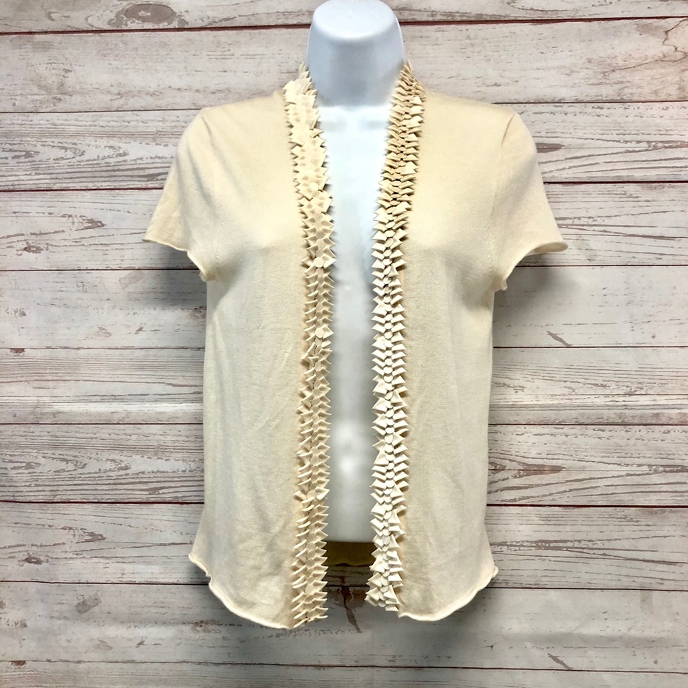 J. Crew Collection Open Front Cashmere Cardigan